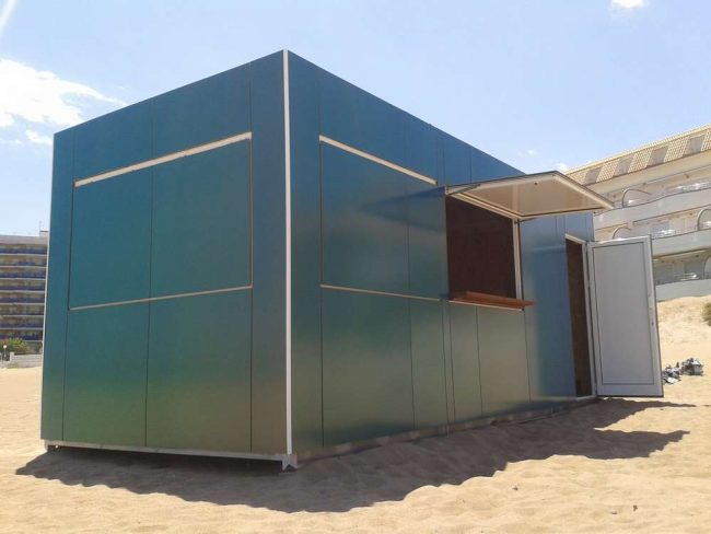 Aplicacion de contenedor maritimo